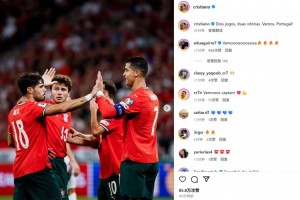 kaiyun.com-世预赛射手王！C罗社媒庆祝：两场比赛，两场胜利！葡萄牙加油！